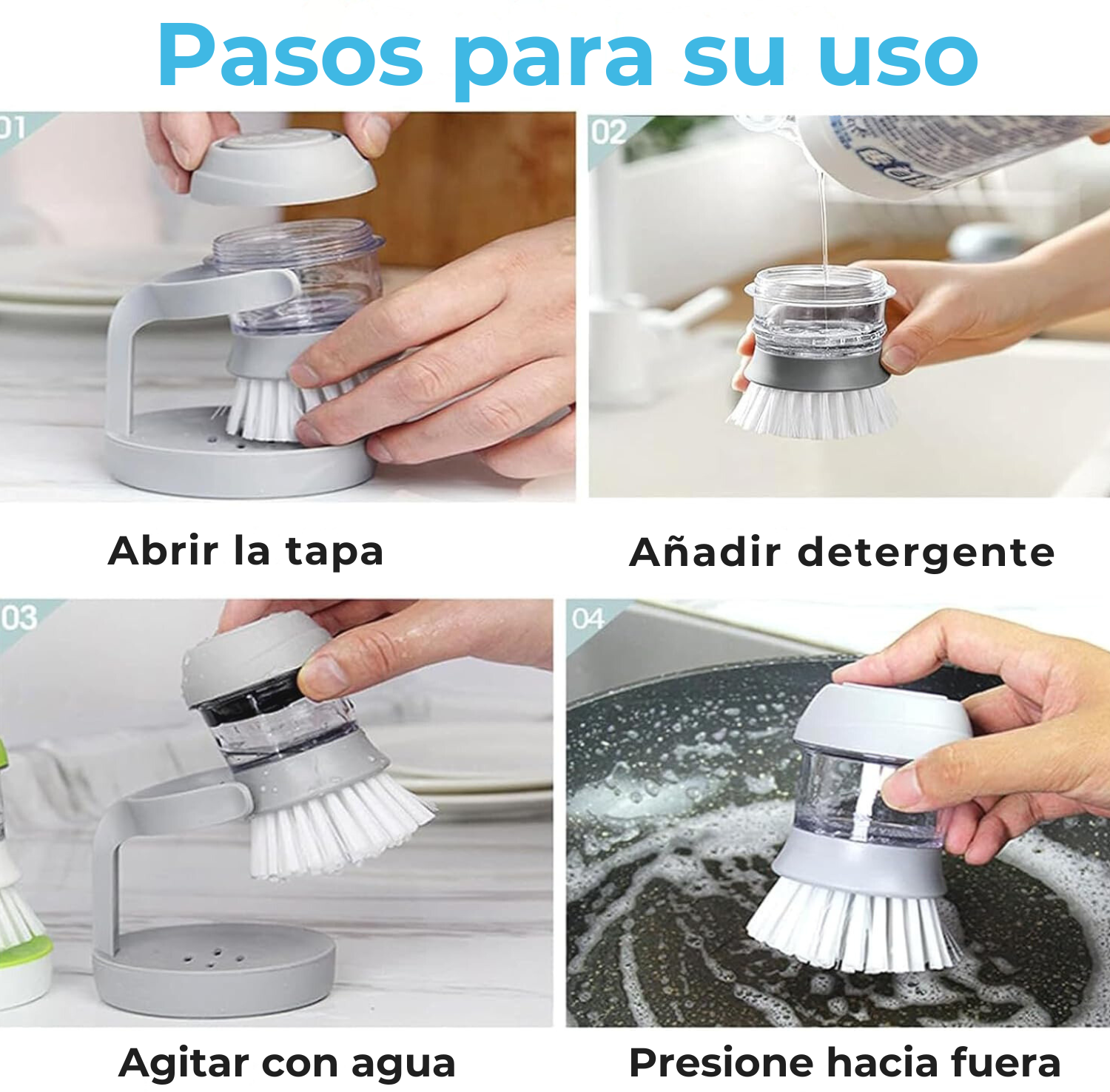 Unidad Extra DishWashPro | Cepillo Para Lavavajillas De Cocina