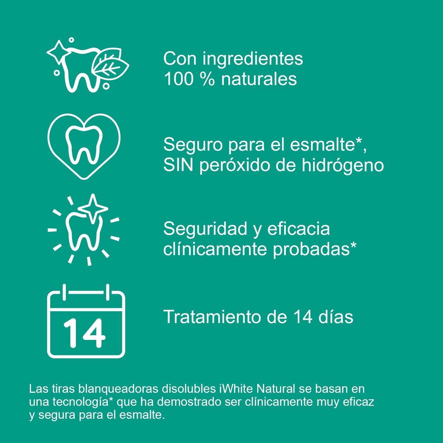 Tiras Para Blanqueamiento Dental l 14 Unidades Transparentes