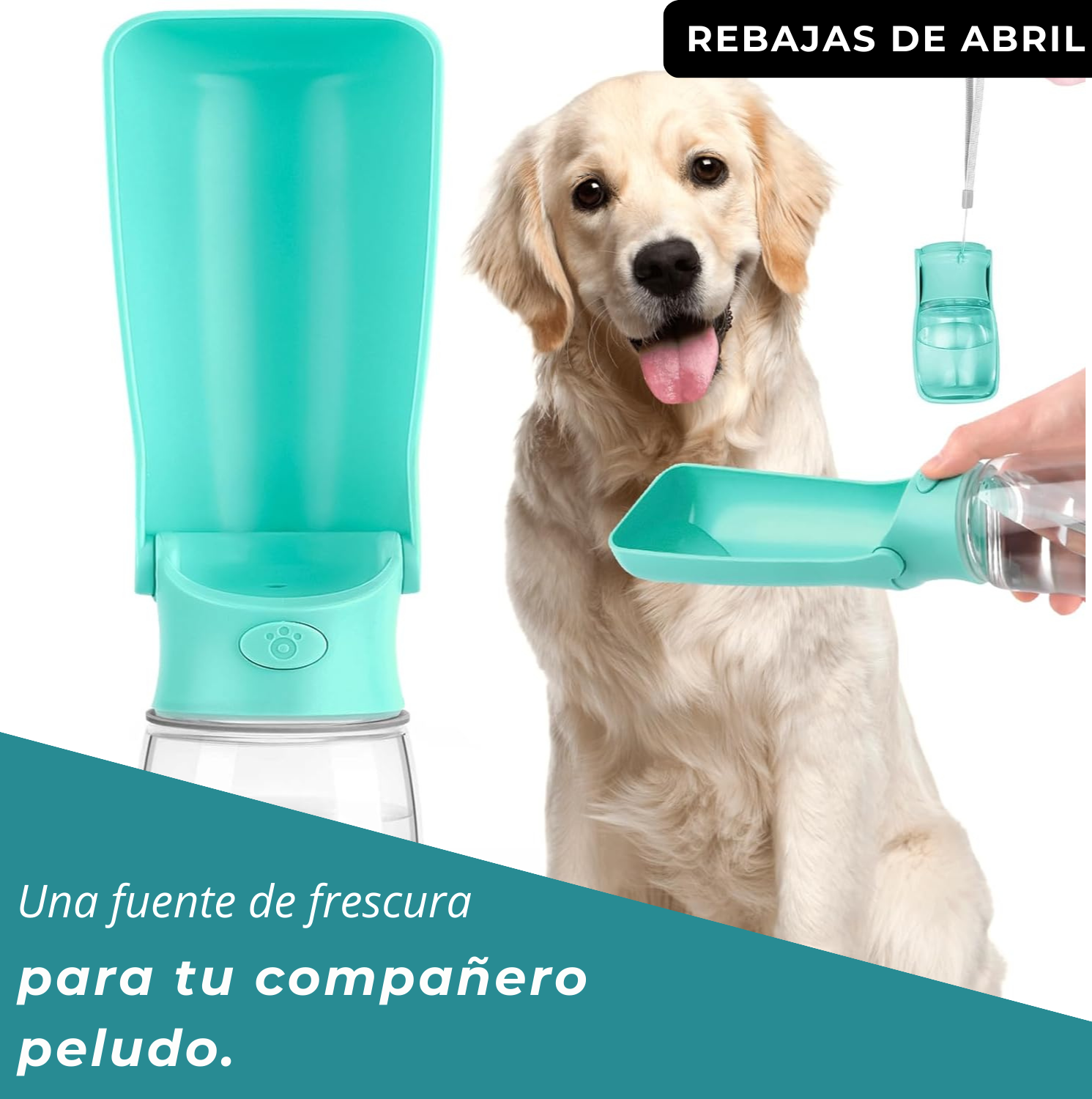 AquaPet | Botella de Agua Para Mascotas
