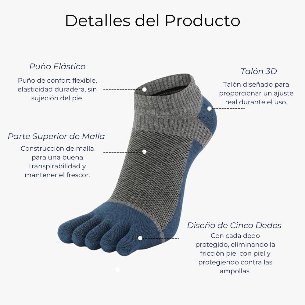 CALCETINES DE DEDO - FitFlex Toe Socks™