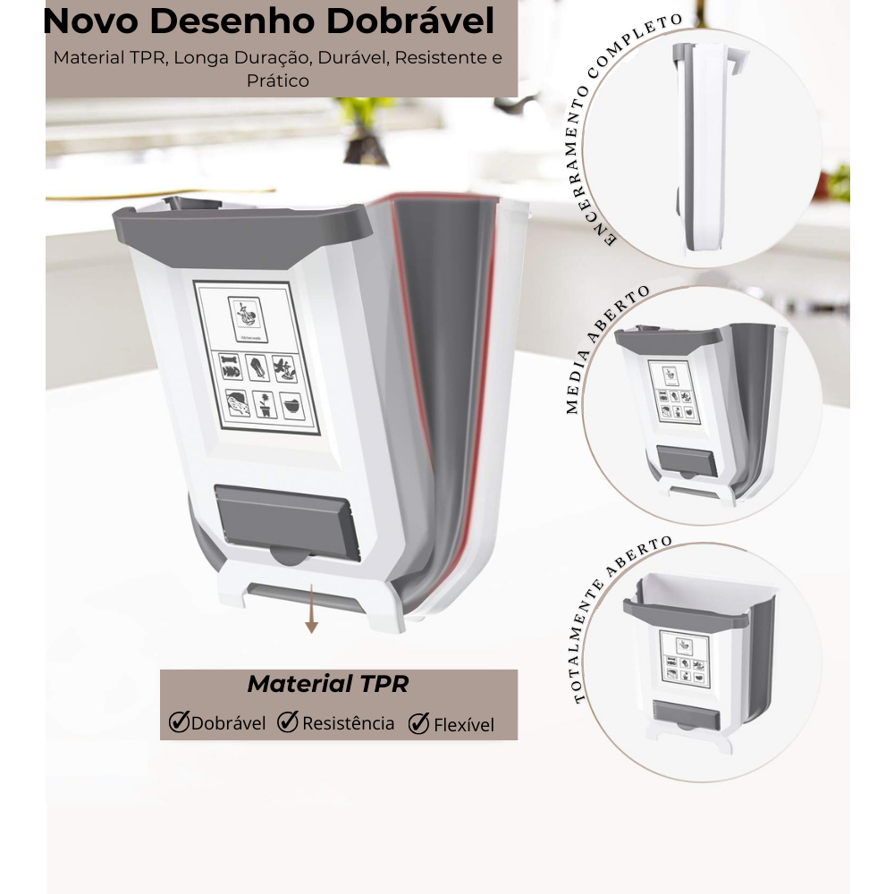 CUBO BASURA PLEGABLE - SpaceSaver™