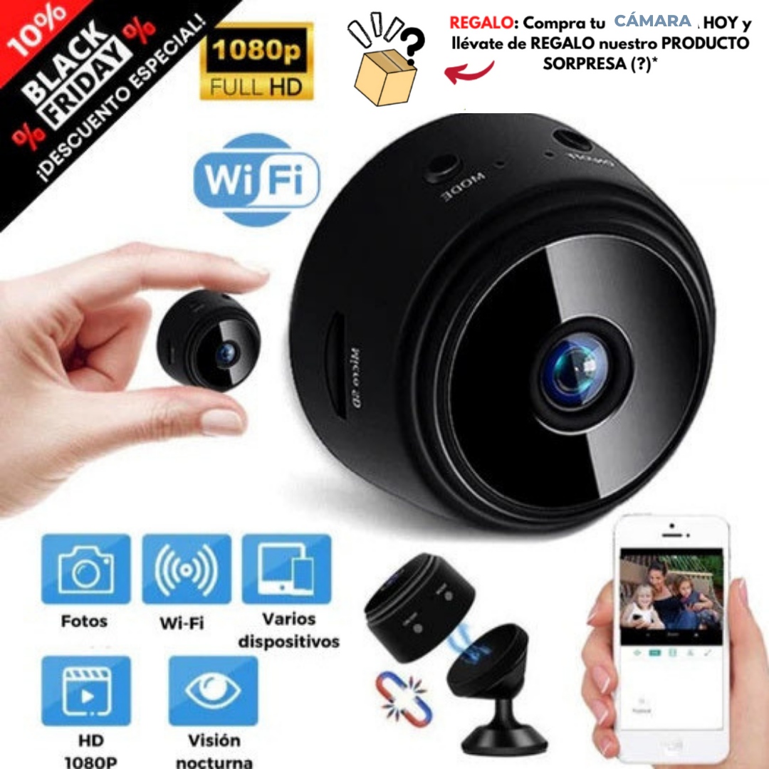 MINI CÁMARA VIGILANCIA PARA EL HOGAR